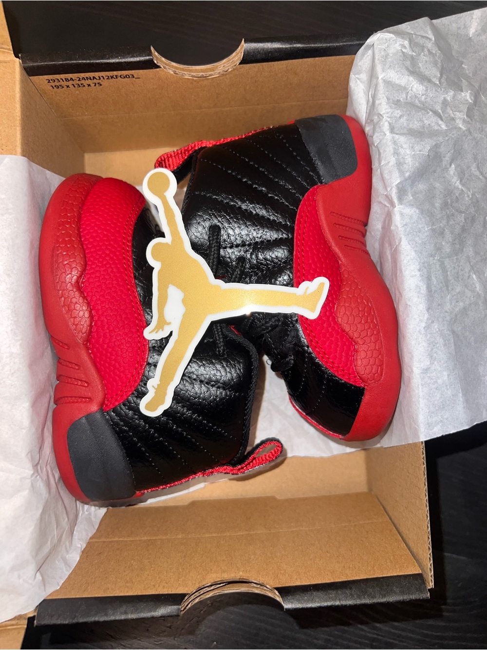 Toddler Jordan 12 Retro 'Flu Game' Size 5c